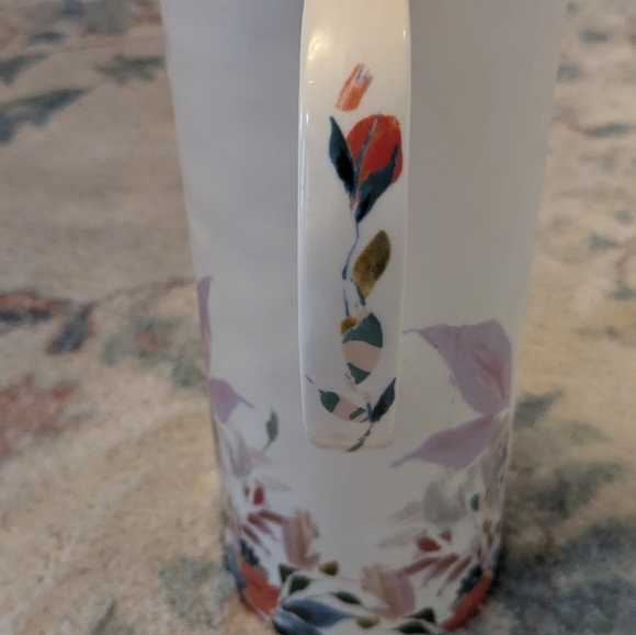 Anthropologie Brynne Stoneware Floral Pitcher (Sold Out in Stores) - Picture 8 of 11